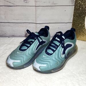 Nike Air Max 720 Running Shoes Blue Navy Silver Women’s Size 7.5